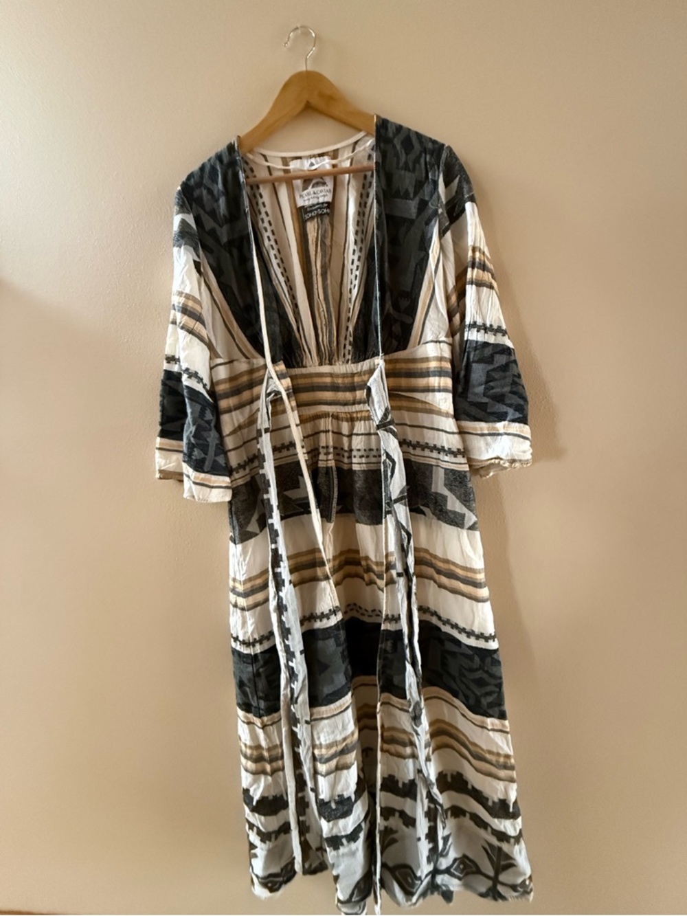 Pearl & Caviar Luxury Resort Wear Kimono 100% Cotton